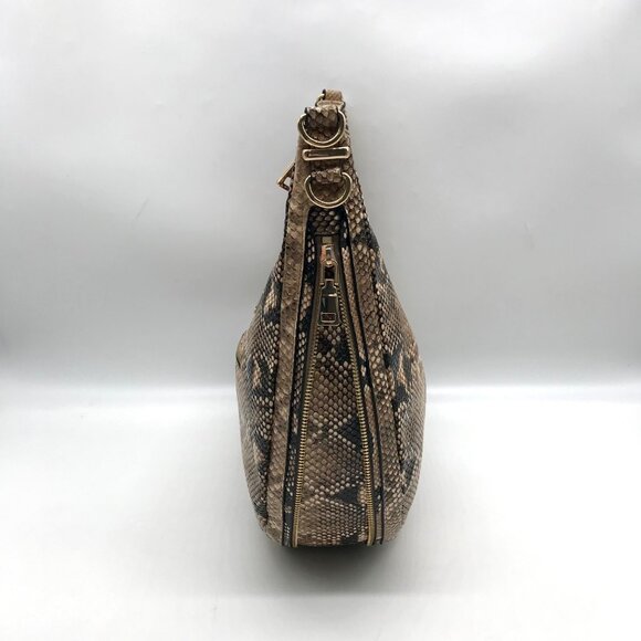 I.N.C. International Concepts Camel Snake Embossed Crossbody Bag - Picture 4 of 10